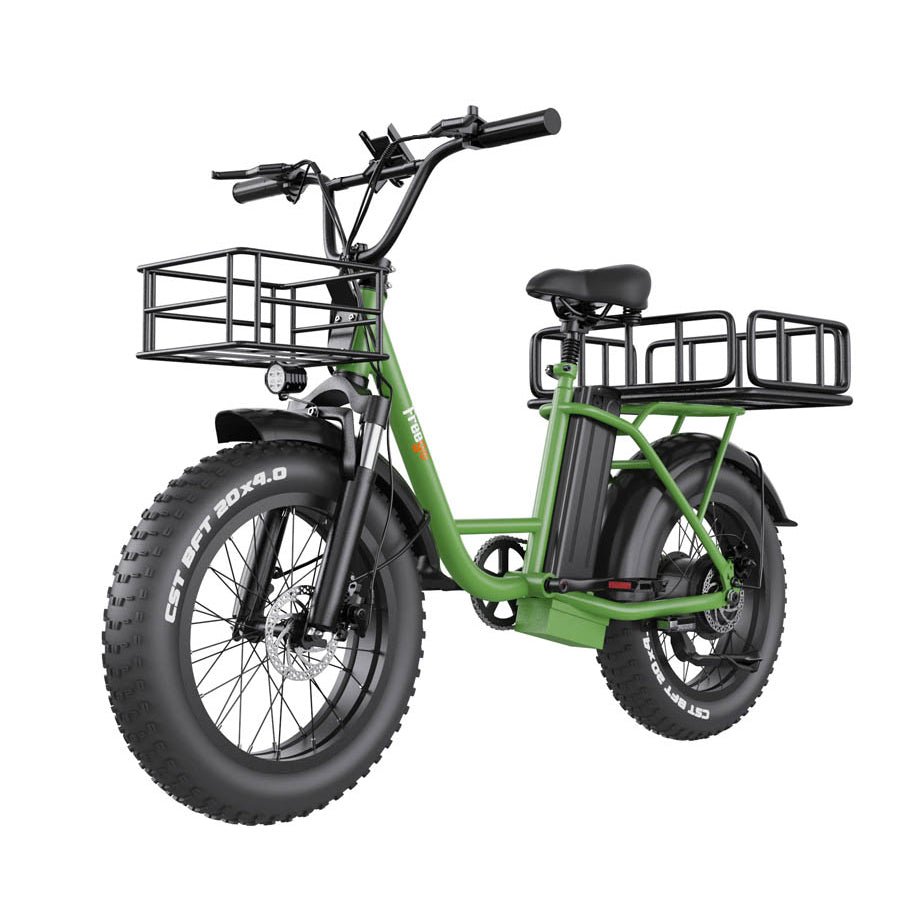 Freego FB-20X Electric Cargo Bike | 750W, 48V 25Ah, 31MPH, Rear